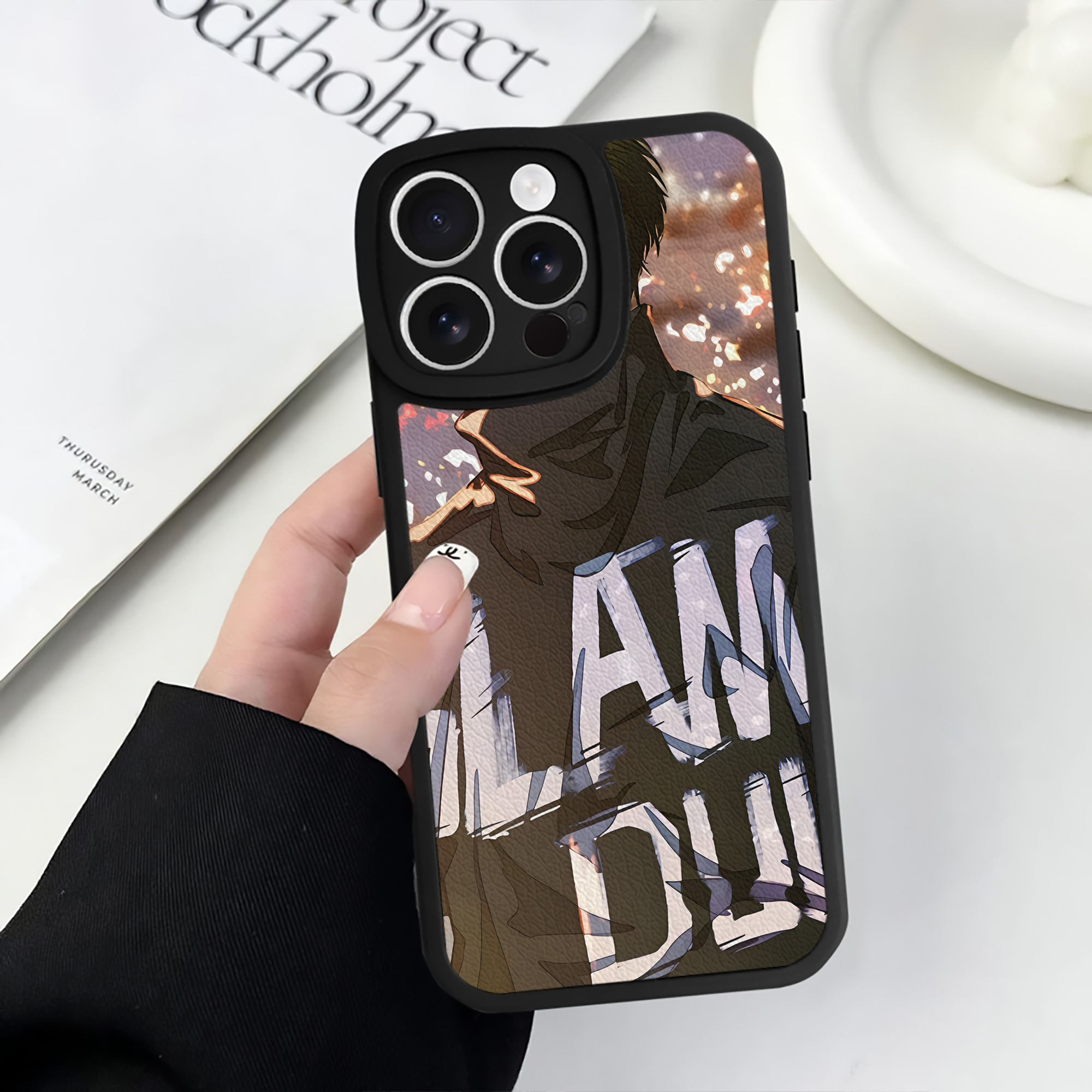 （画像用） SLAM DUNK／スラムダンク 【iPhone 16シリーズ対応】シリコンスマホケース（レザー調） 材質：シリコン